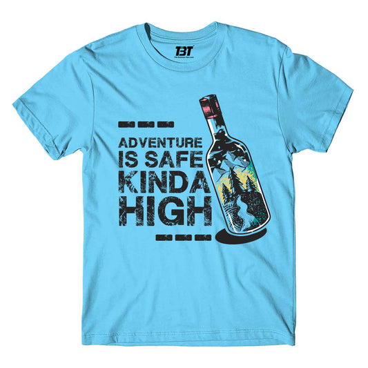 printed safe kinda high t-shirt printed graphic stylish buy online india the banyan tee tbt men women girls boys unisex turquoise