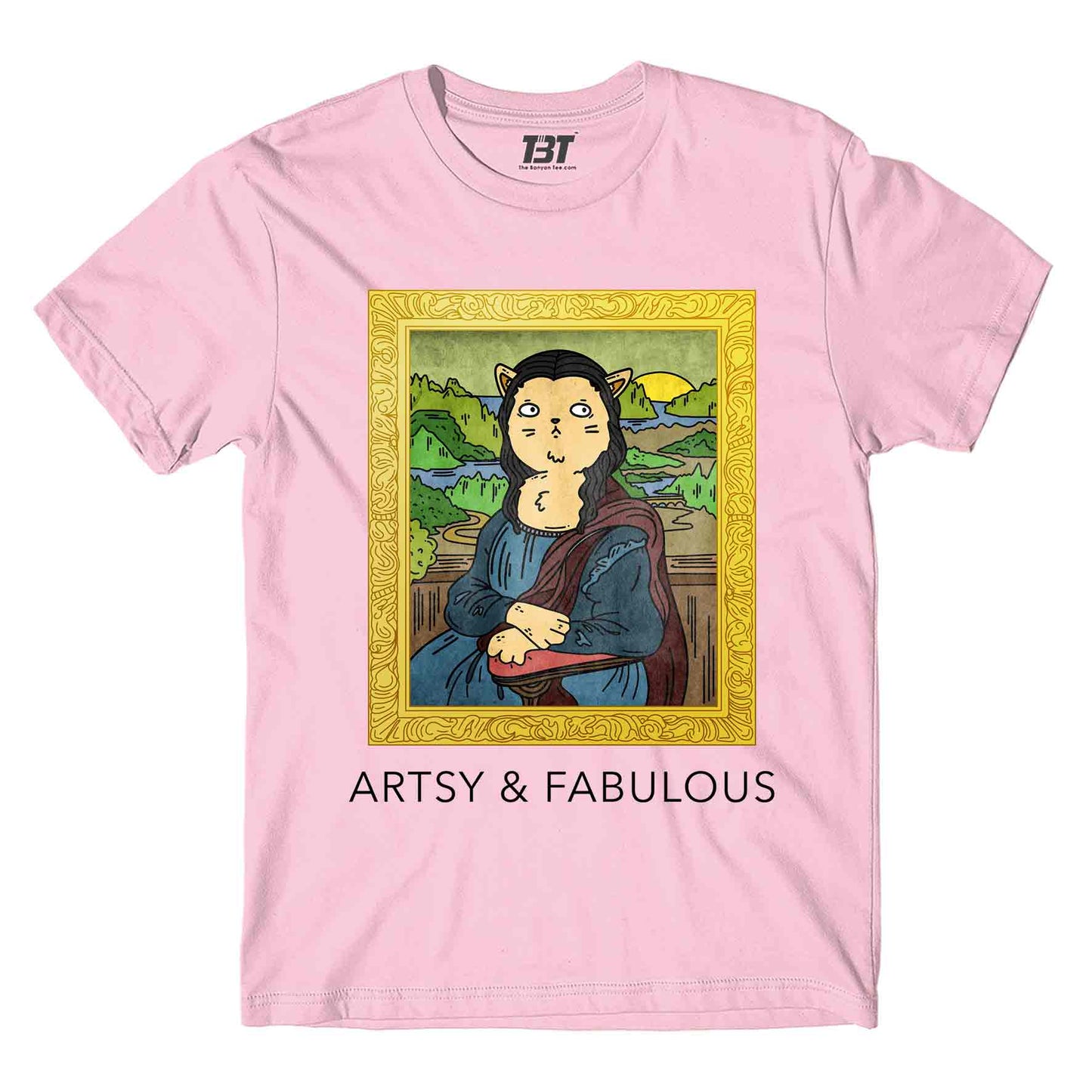 printed artsy and fabulous t-shirt printed graphic stylish buy online india the banyan tee tbt men women girls boys unisex baby pink
