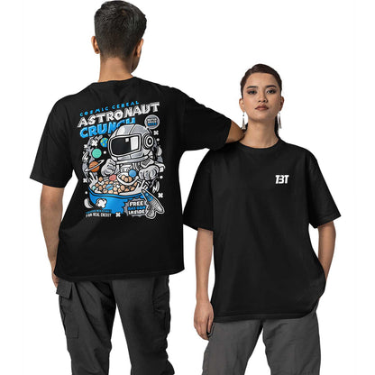 graphic printed oversized t shirt -  too astro crunch black buy online india the banyan tee tbt men women girls boys unisex 