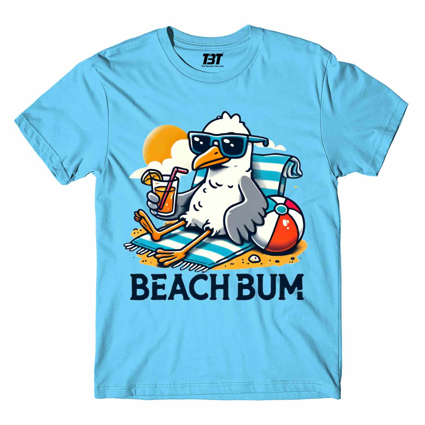 printed beach bum t-shirt printed graphic stylish buy online india the banyan tee tbt men women girls boys unisex turquoise