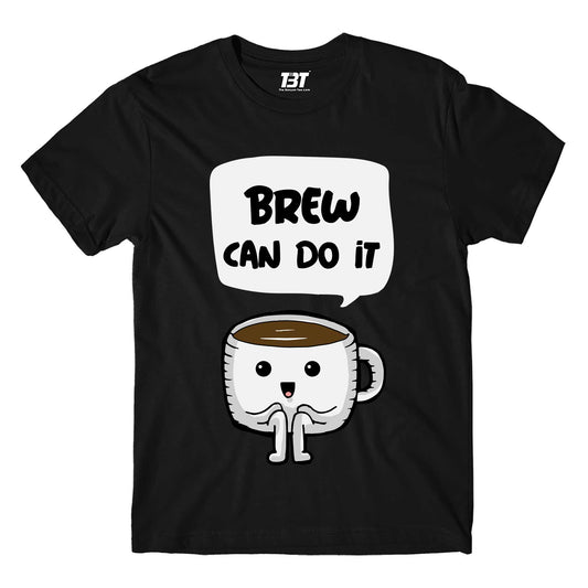 printed brew can do it t-shirt printed graphic stylish buy online india the banyan tee tbt men women girls boys unisex black