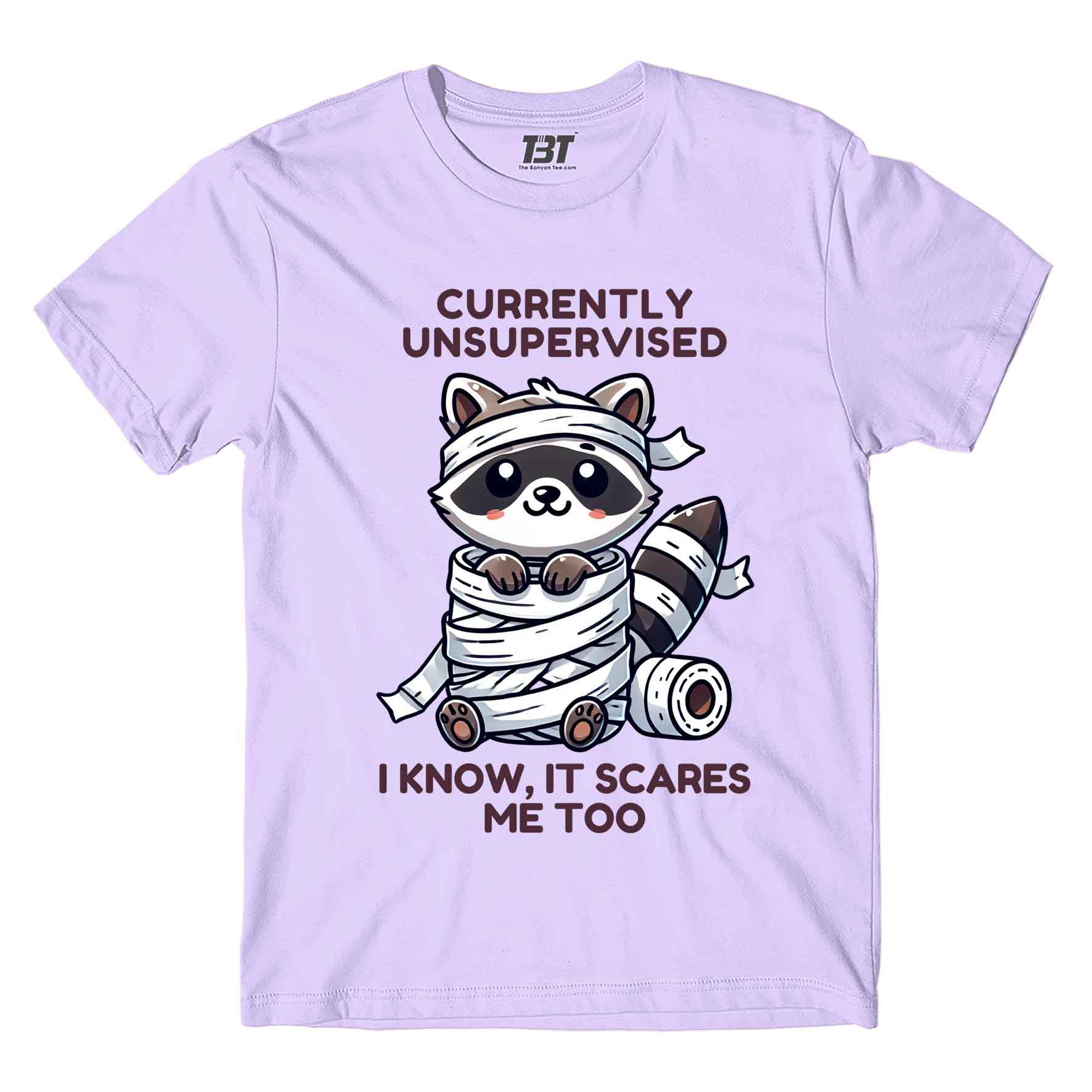 printed currently unsupervised t-shirt printed graphic stylish buy online india the banyan tee tbt men women girls boys unisex lavender