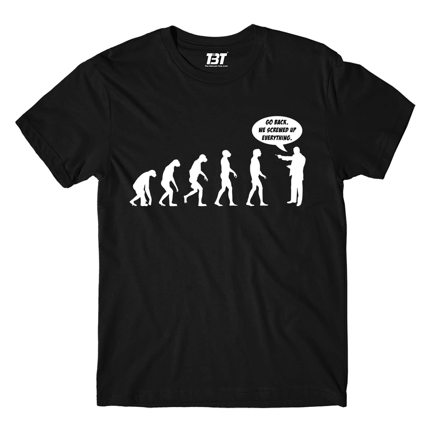 printed go back t-shirt printed graphic stylish buy online india the banyan tee tbt men women girls boys unisex black