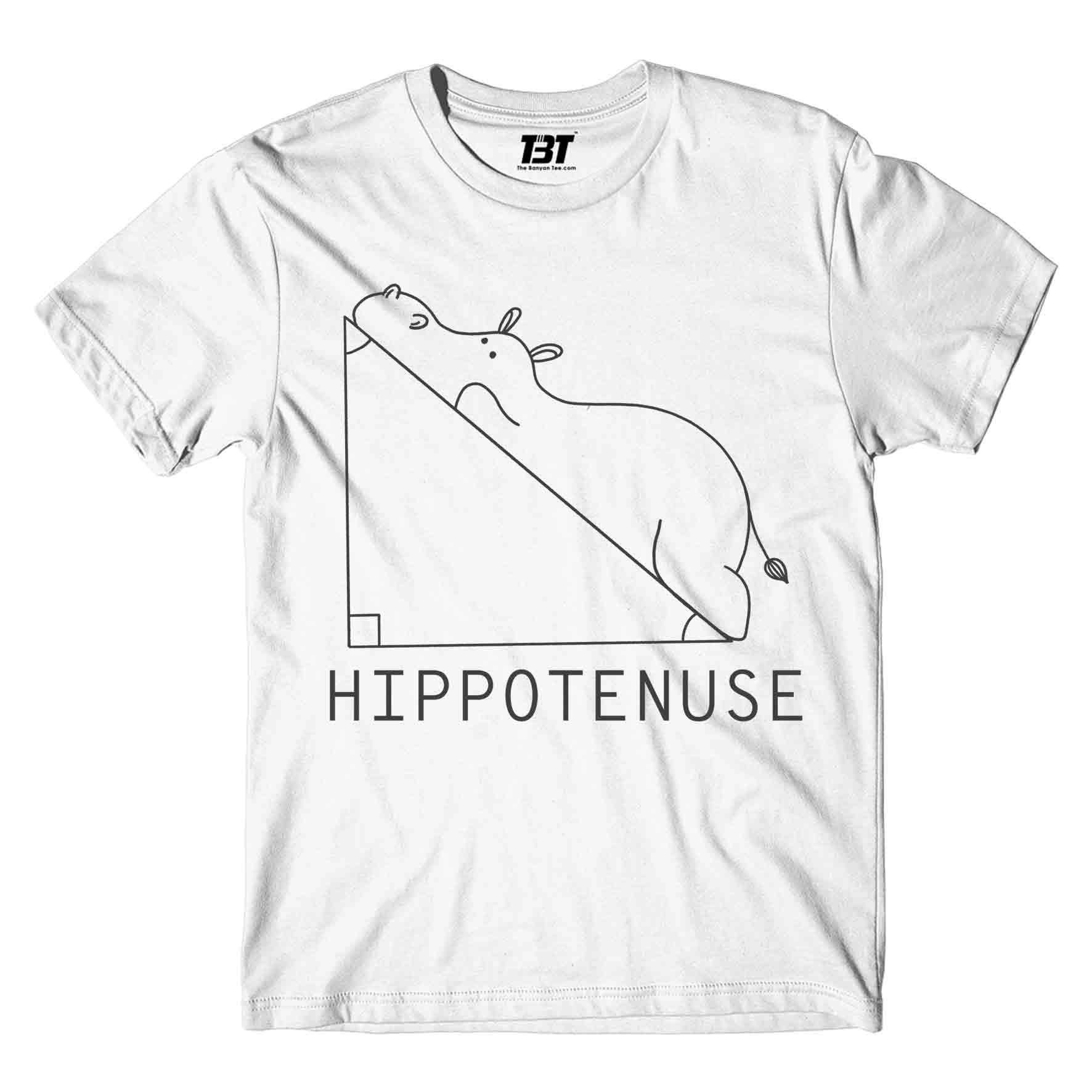 printed hippotenuse t-shirt printed graphic stylish buy online india the banyan tee tbt men women girls boys unisex white