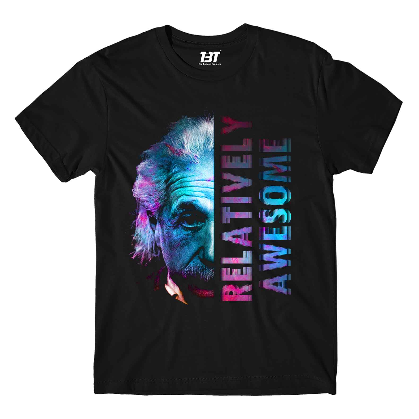 printed relatively awesome t-shirt printed graphic stylish buy online india the banyan tee tbt men women girls boys unisex black