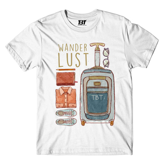 printed wanderlust t-shirt printed graphic stylish buy online india the banyan tee tbt men women girls boys unisex white