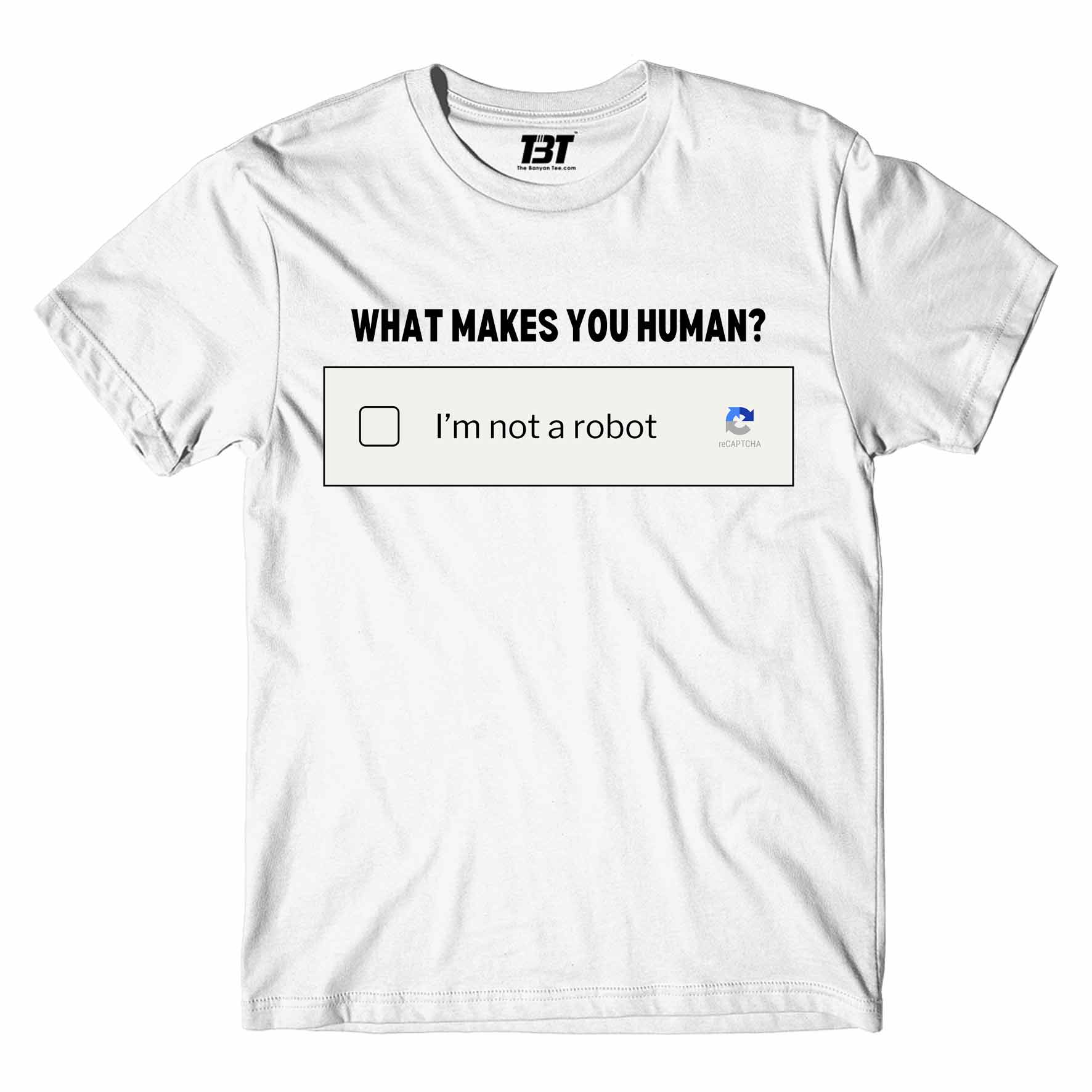 printed what makes you human t-shirt printed graphic stylish buy online india the banyan tee tbt men women girls boys unisex white