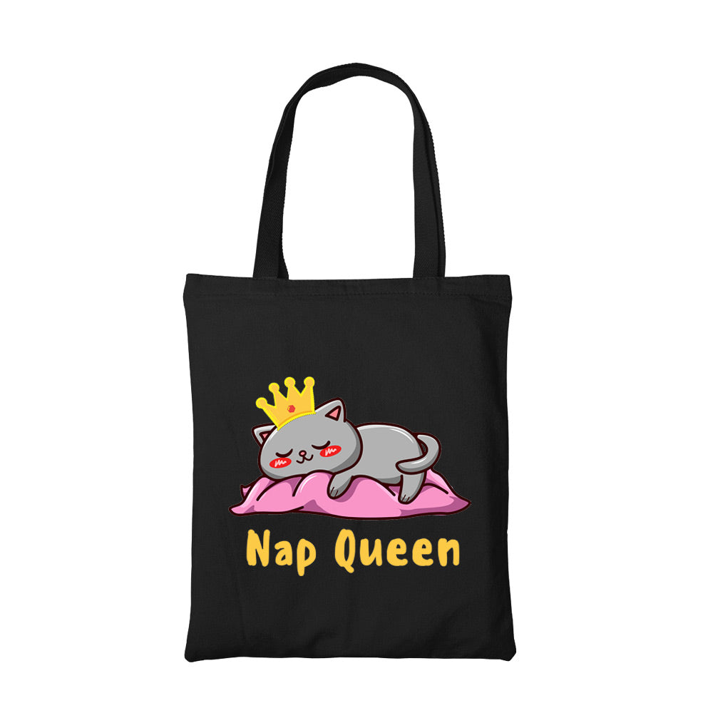 printed nap queen tote bag cotton printed printed graphic stylish buy online india the banyan tee tbt men women girls boys unisex  