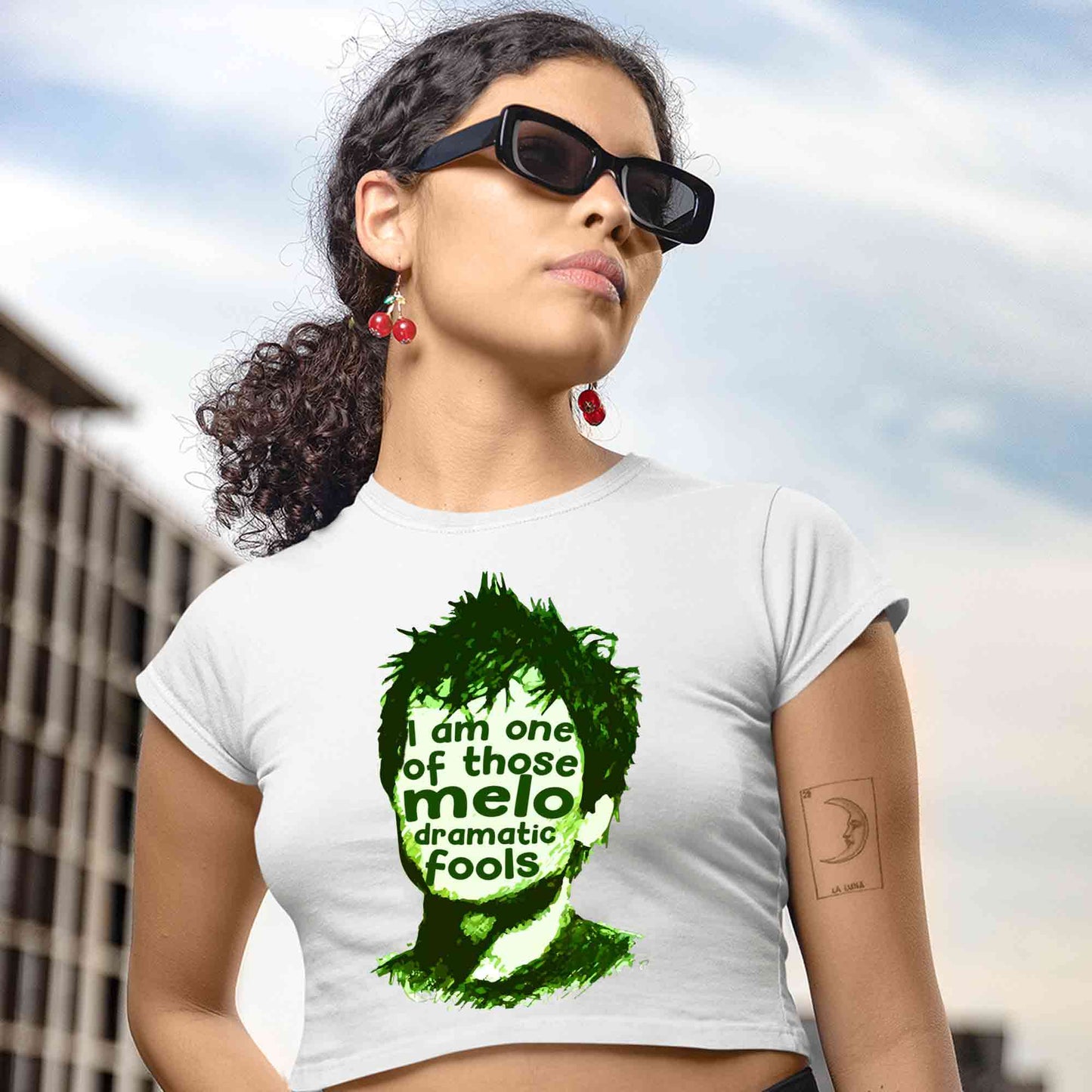 green day basket case crop top music band buy online india the banyan tee tbt men women girls boys unisex white i am one of those melodramatic fools