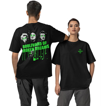 Green Day Oversized T shirt - Boulevard Of Broken Dreams