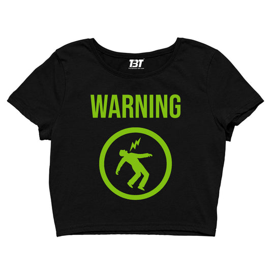 green day warning crop top music band buy online india the banyan tee tbt men women girls boys unisex black