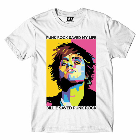 green day punk rock saved my life t-shirt music band buy online india the banyan tee tbt men women girls boys unisex white