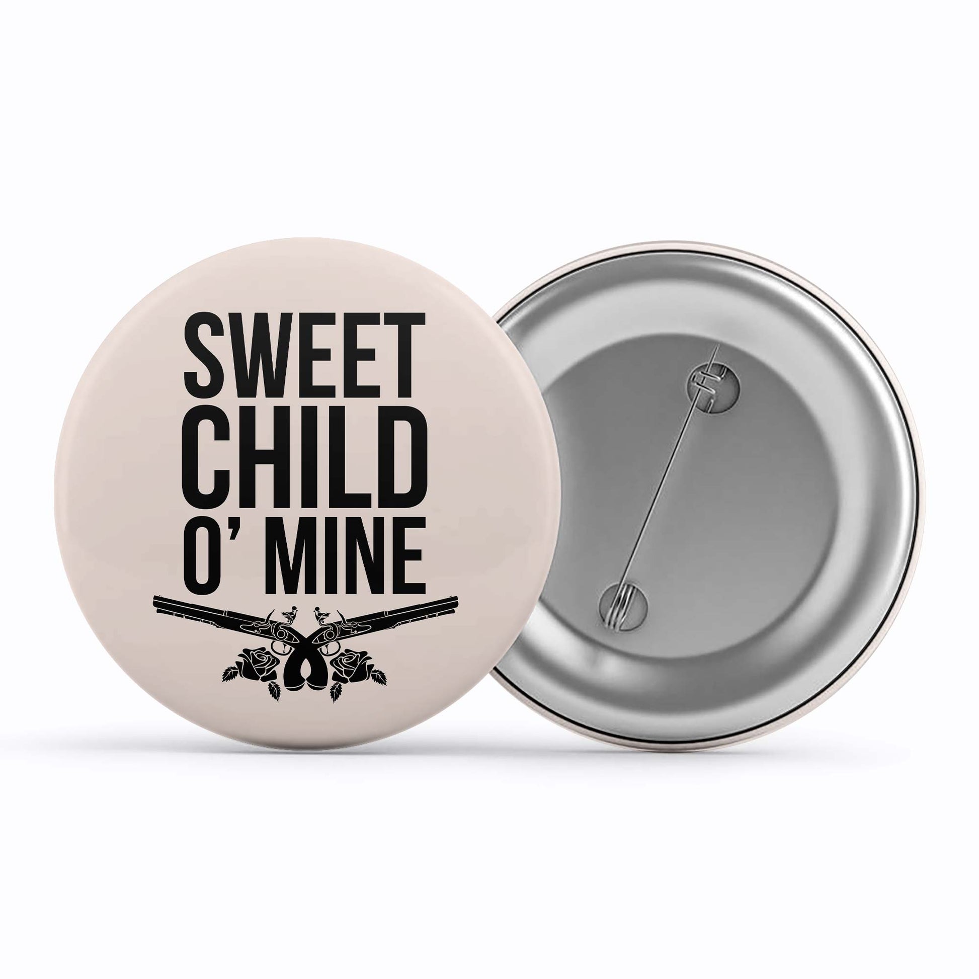 guns n' roses sweet child o' mine badge pin button music band buy online india the banyan tee tbt men women girls boys unisex