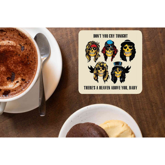 guns n' roses don't cry coasters wooden table cups indian music band buy online india the banyan tee tbt men women girls boys unisex