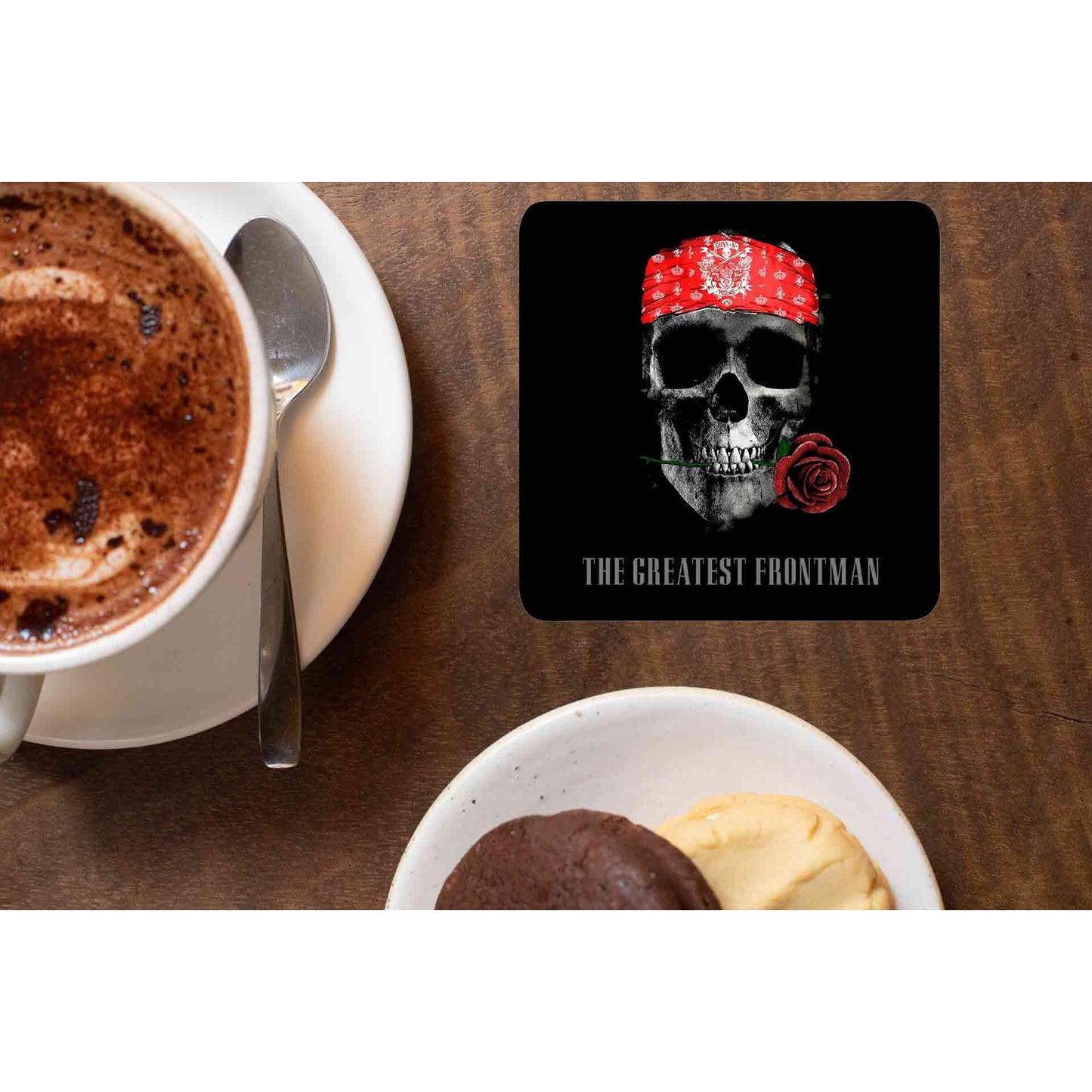 guns n' roses the greatest frontman coasters wooden table cups indian music band buy online india the banyan tee tbt men women girls boys unisex  - axl rose