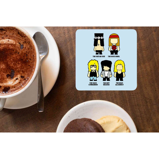 guns n' roses toon rebels coasters wooden table cups indian music band buy online india the banyan tee tbt men women girls boys unisex