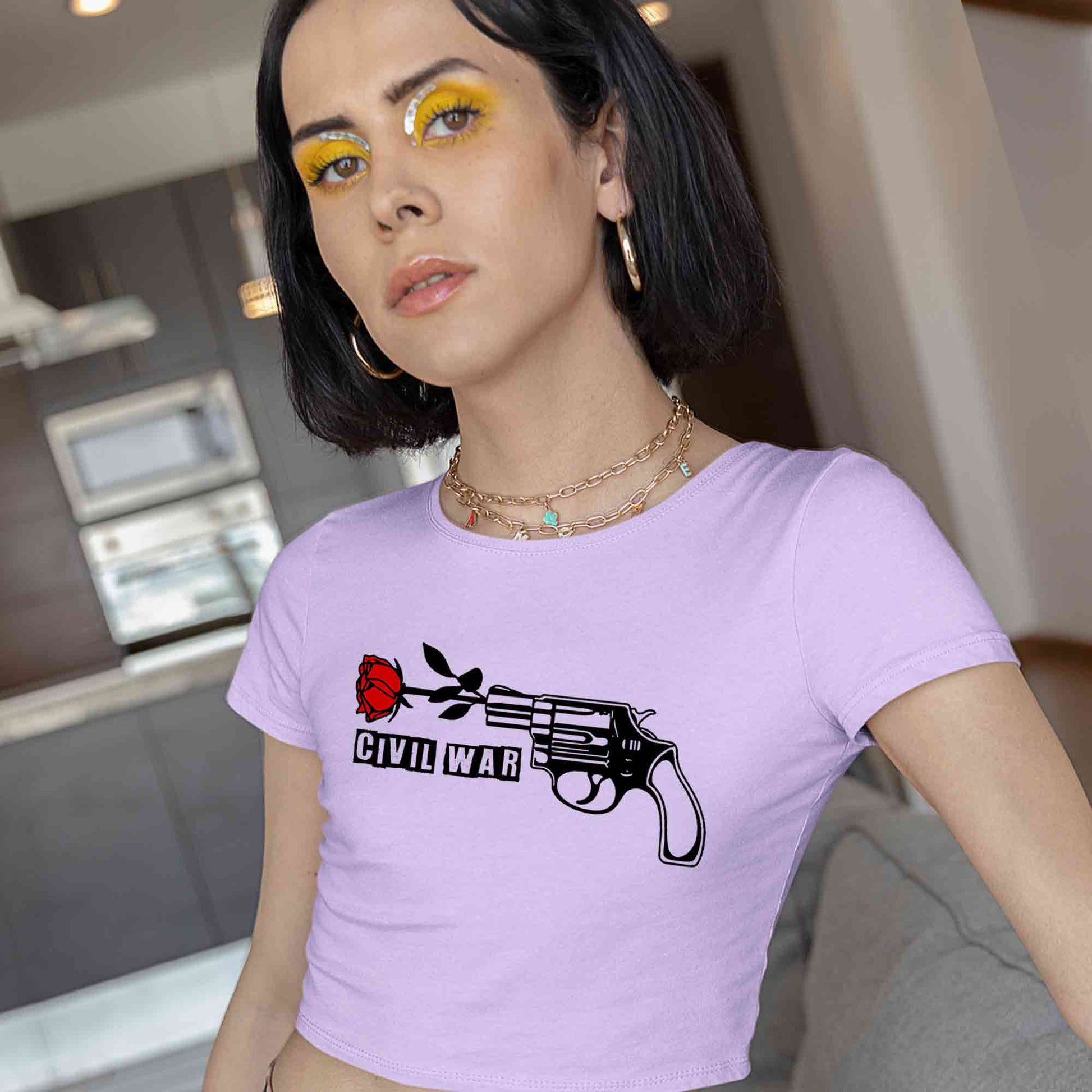 guns n' roses civil war crop top music band buy online india the banyan tee tbt men women girls boys unisex gray