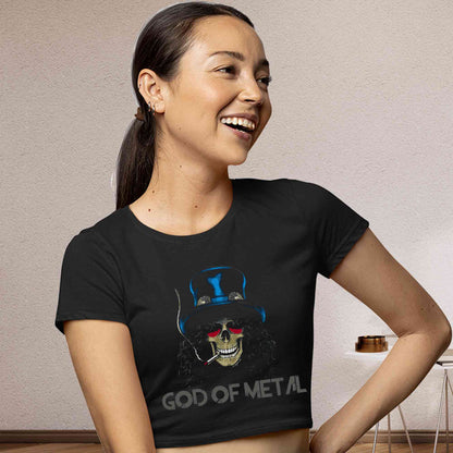 guns n' roses god of metal - slash crop top music band buy online india the banyan tee tbt men women girls boys unisex black