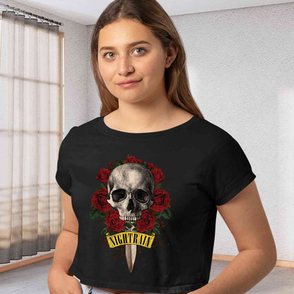 guns n' roses nightrain crop top music band buy online india the banyan tee tbt men women girls boys unisex black