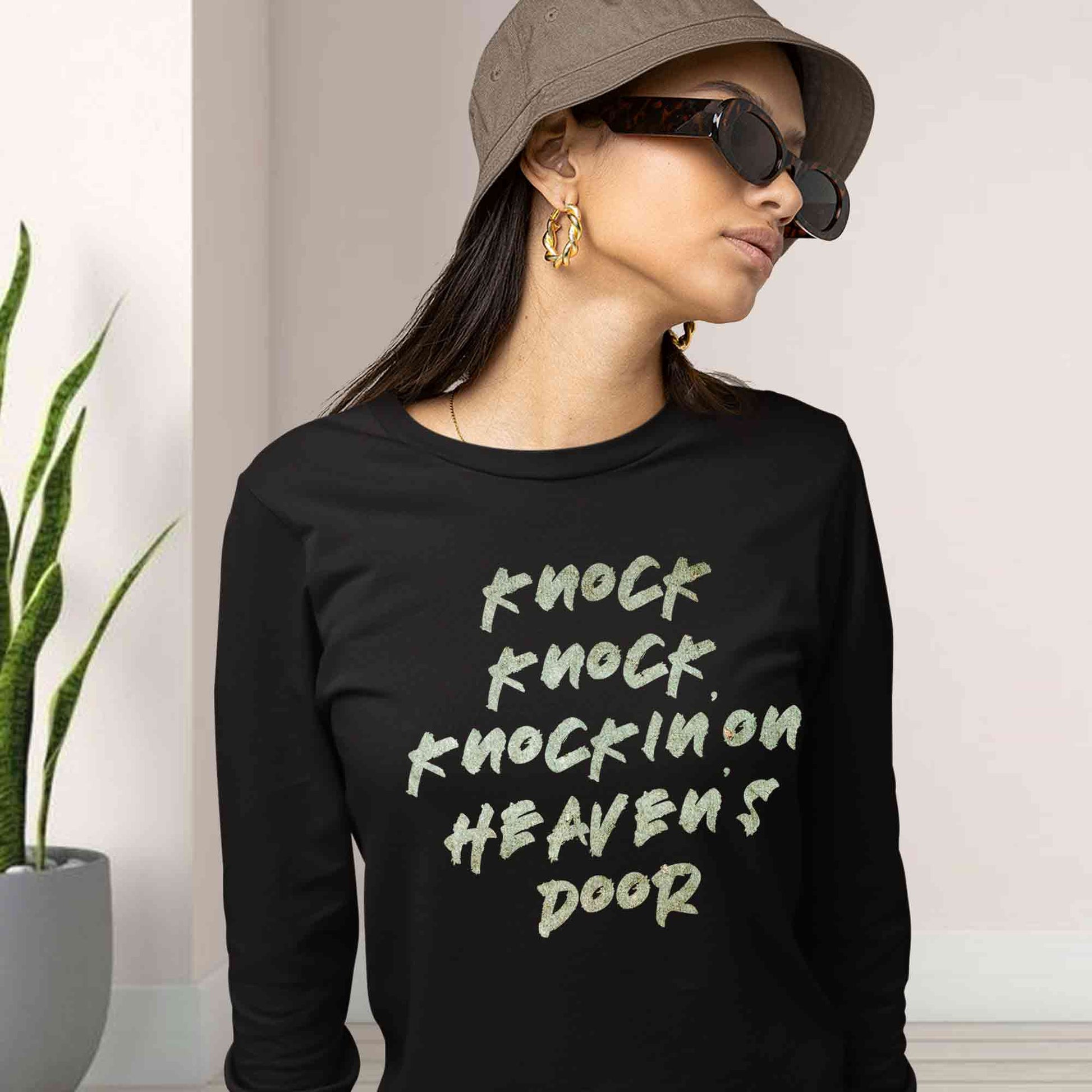 guns n' roses knockin' on heavens door full sleeves long sleeves music band buy online india the banyan tee tbt men women girls boys unisex black