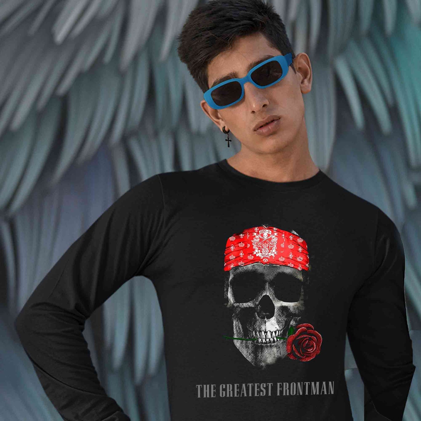 guns n' roses the greatest frontman full sleeves long sleeves music band buy online india the banyan tee tbt men women girls boys unisex black - axl rose