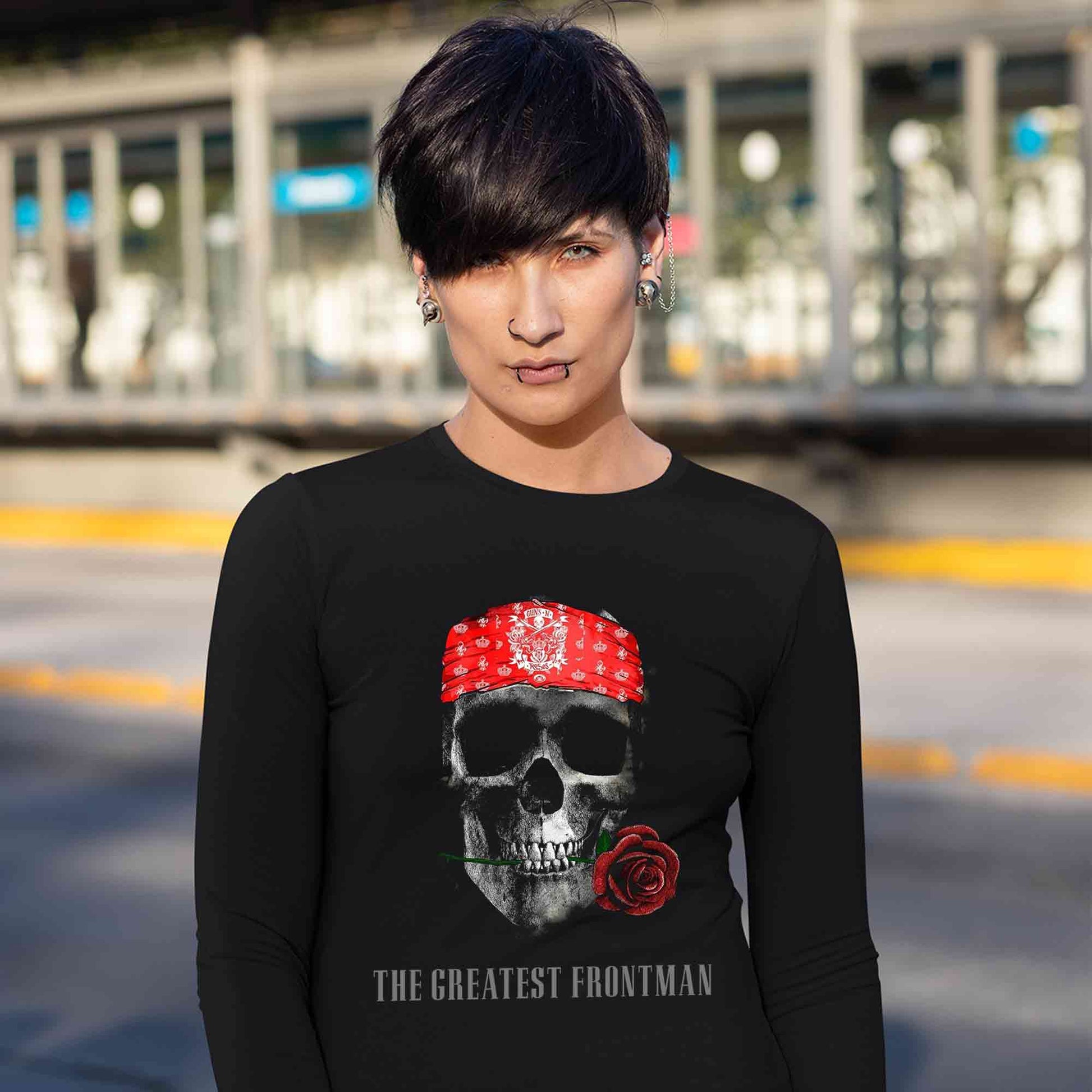 guns n' roses the greatest frontman full sleeves long sleeves music band buy online india the banyan tee tbt men women girls boys unisex black - axl rose