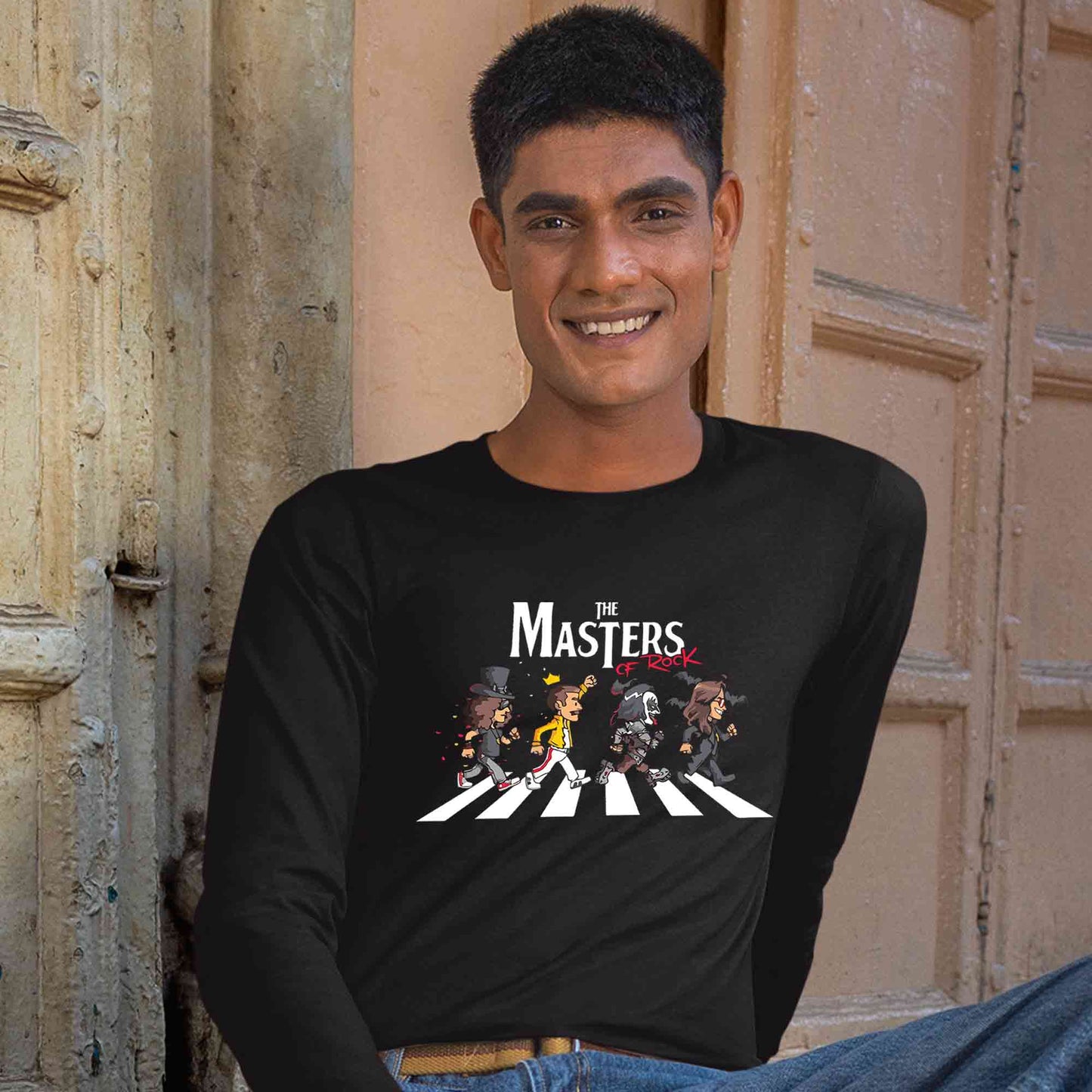 guns n' roses the masters of rock full sleeves long sleeves music band buy online india the banyan tee tbt men women girls boys unisex black