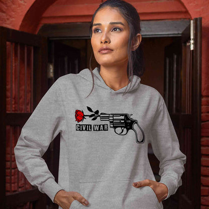 guns n' roses civil war hoodie hooded sweatshirt winterwear music band buy online india the banyan tee tbt men women girls boys unisex gray
