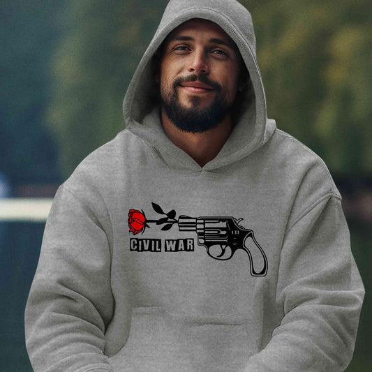 guns n' roses civil war hoodie hooded sweatshirt winterwear music band buy online india the banyan tee tbt men women girls boys unisex gray