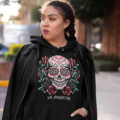 guns n' roses mr. brownstone hoodie hooded sweatshirt winterwear music band buy online india the banyan tee tbt men women girls boys unisex black - axl rose