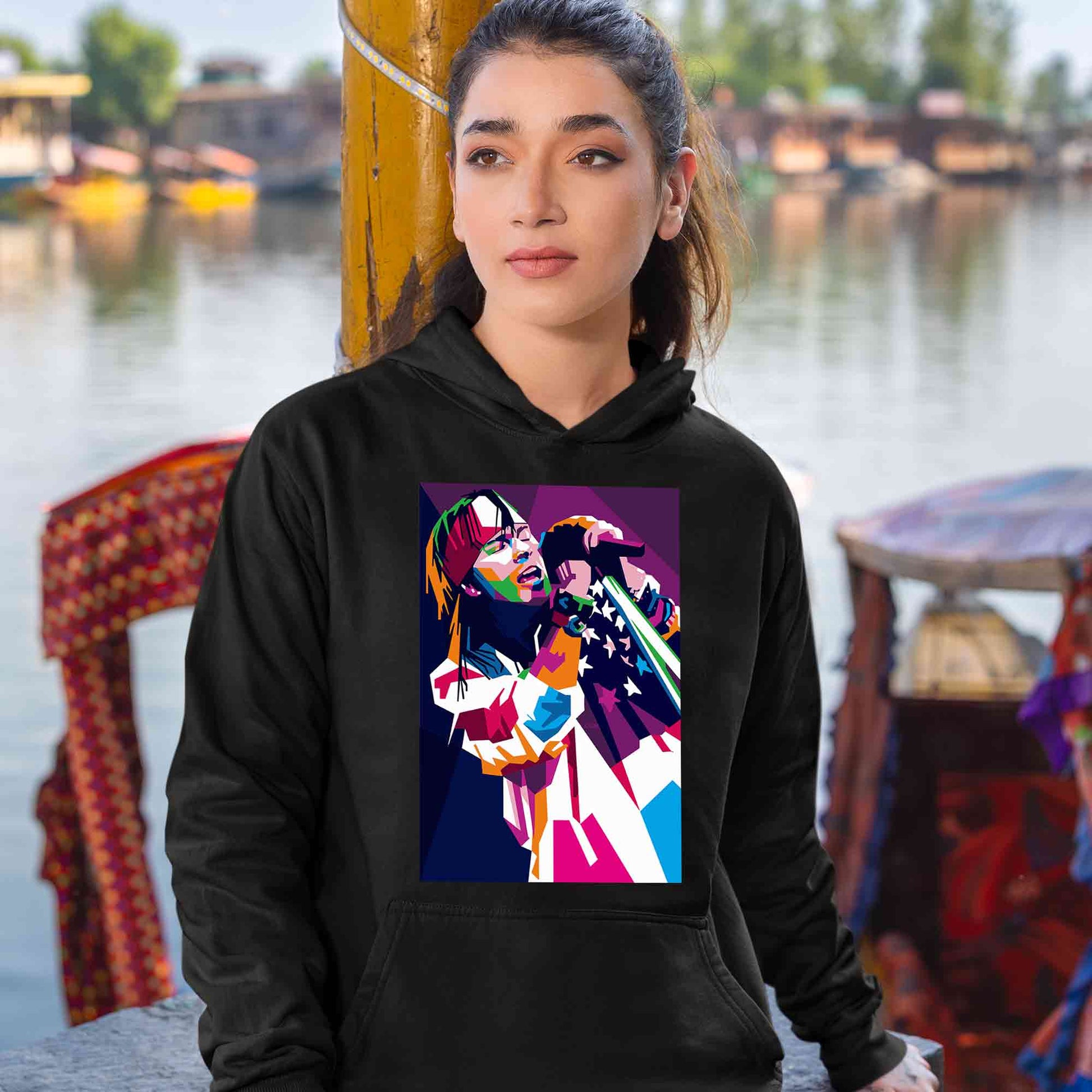 guns n' roses keep calm - paradise city hoodie hooded sweatshirt winterwear music band buy online india the banyan tee tbt men women girls boys unisex gray