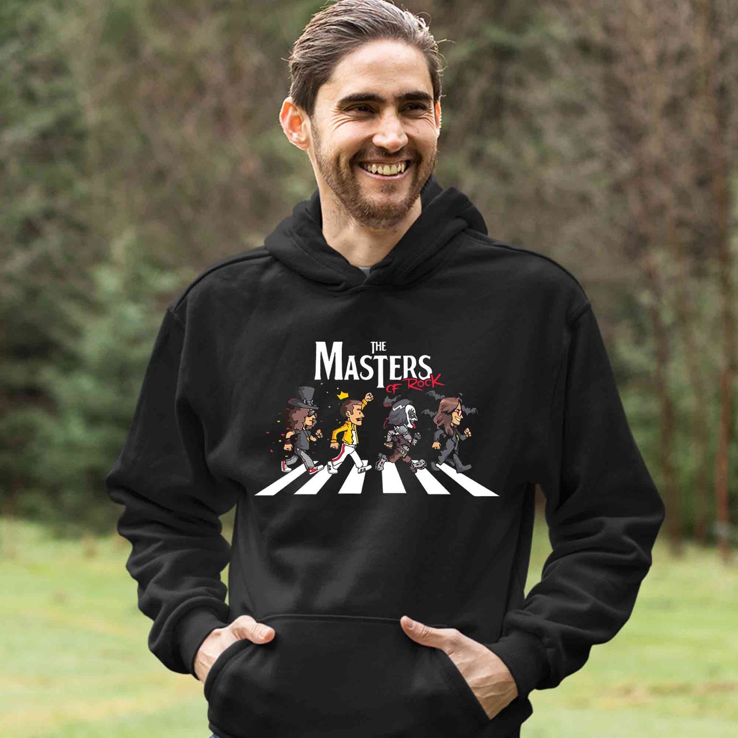 guns n' roses the masters of rock hoodie hooded sweatshirt winterwear music band buy online india the banyan tee tbt men women girls boys unisex black
