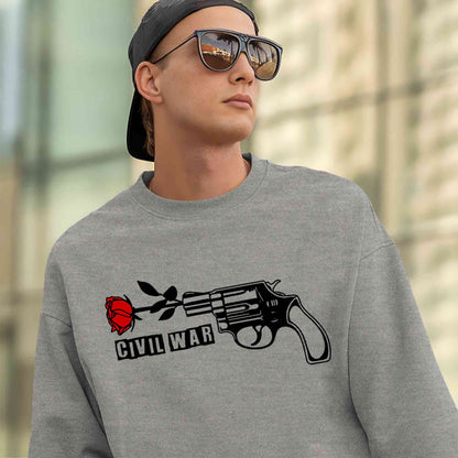 guns n' roses civil war sweatshirt upper winterwear music band buy online india the banyan tee tbt men women girls boys unisex gray