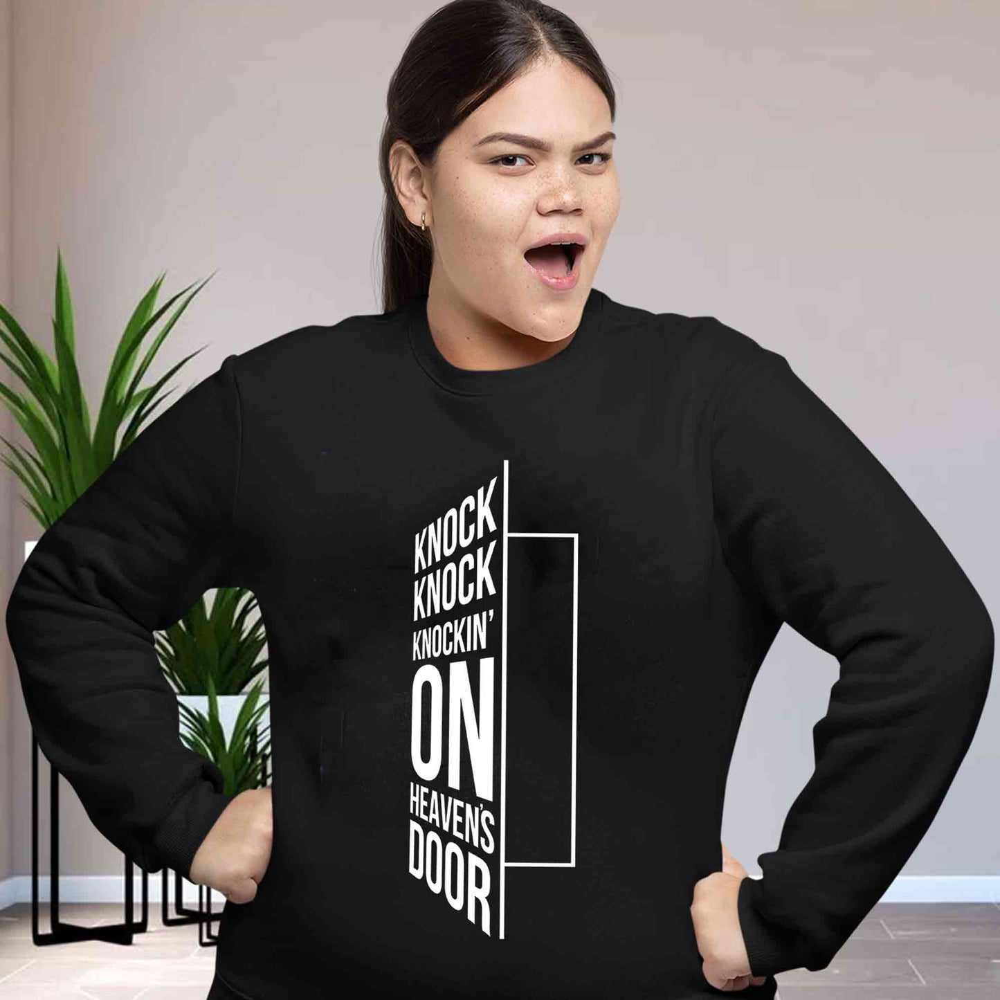 guns n' roses knockin' on heavens door sweatshirt upper winterwear music band buy online india the banyan tee tbt men women girls boys unisex black