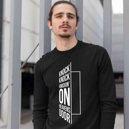 guns n' roses knockin' on heavens door sweatshirt upper winterwear music band buy online india the banyan tee tbt men women girls boys unisex black