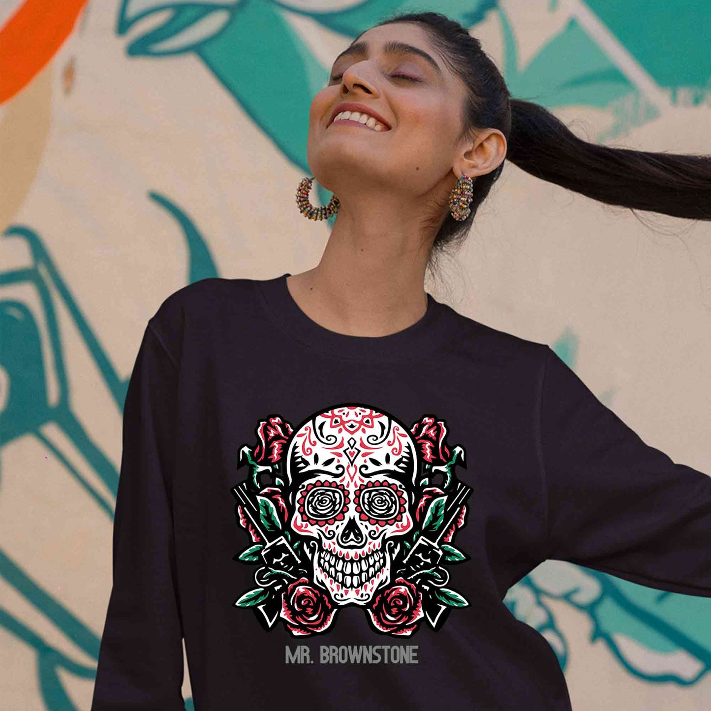 guns n' roses mr. brownstone sweatshirt upper winterwear music band buy online india the banyan tee tbt men women girls boys unisex black - axl rose