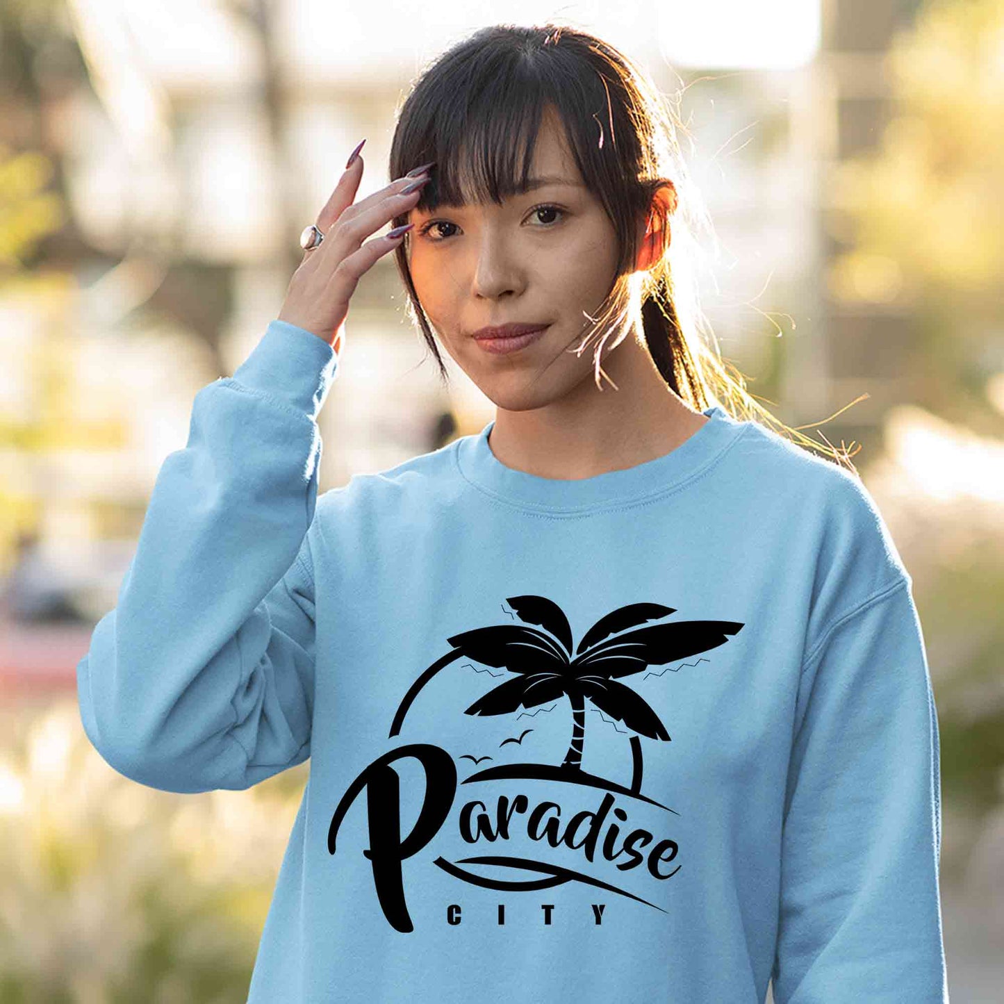 guns n' roses paradise city sweatshirt upper winterwear music band buy online india the banyan tee tbt men women girls boys unisex gray