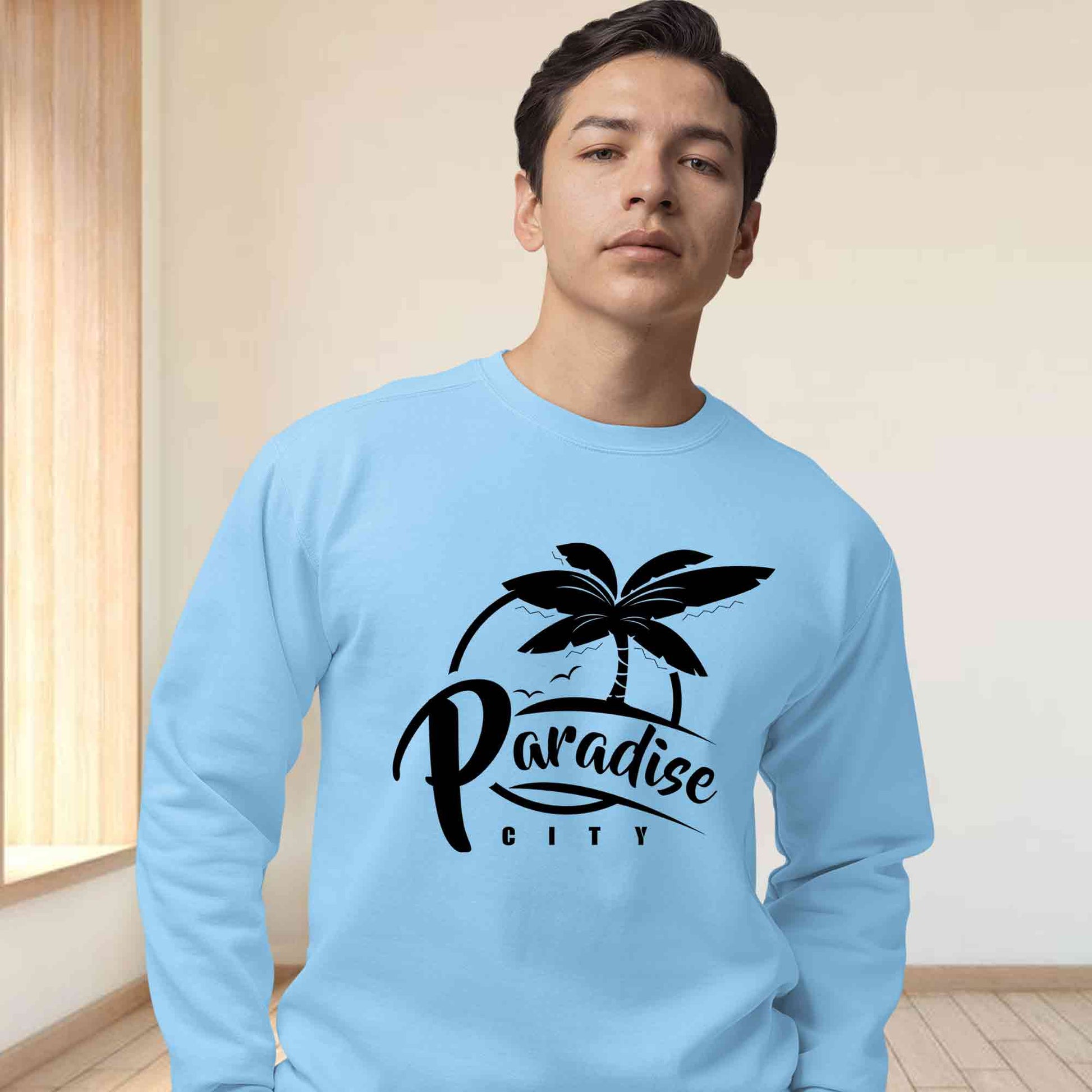 guns n' roses paradise city sweatshirt upper winterwear music band buy online india the banyan tee tbt men women girls boys unisex gray