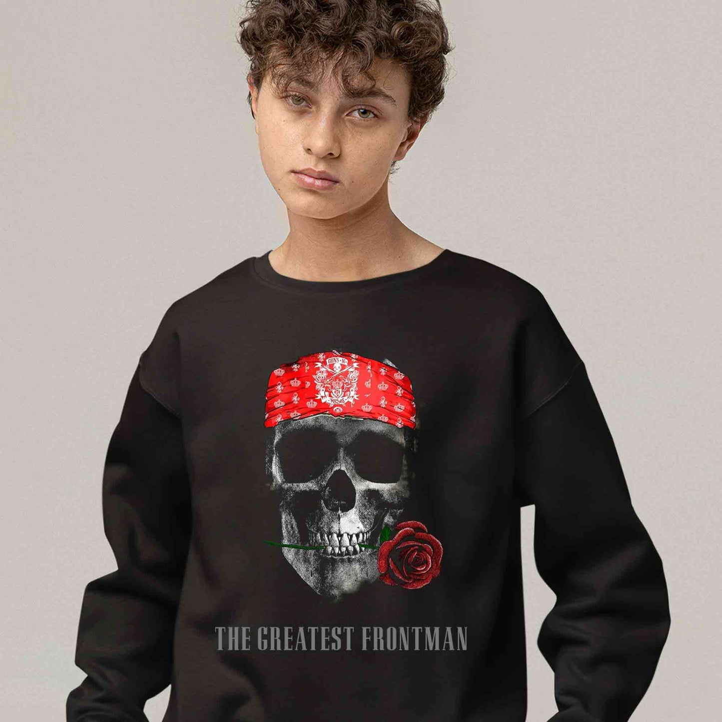 guns n' roses the greatest frontman sweatshirt upper winterwear music band buy online india the banyan tee tbt men women girls boys unisex black - axl rose