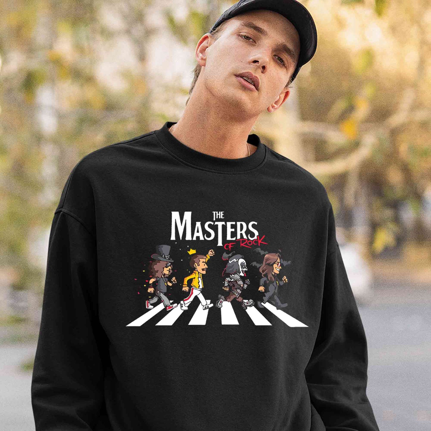 guns n' roses the masters of rock sweatshirt upper winterwear music band buy online india the banyan tee tbt men women girls boys unisex black