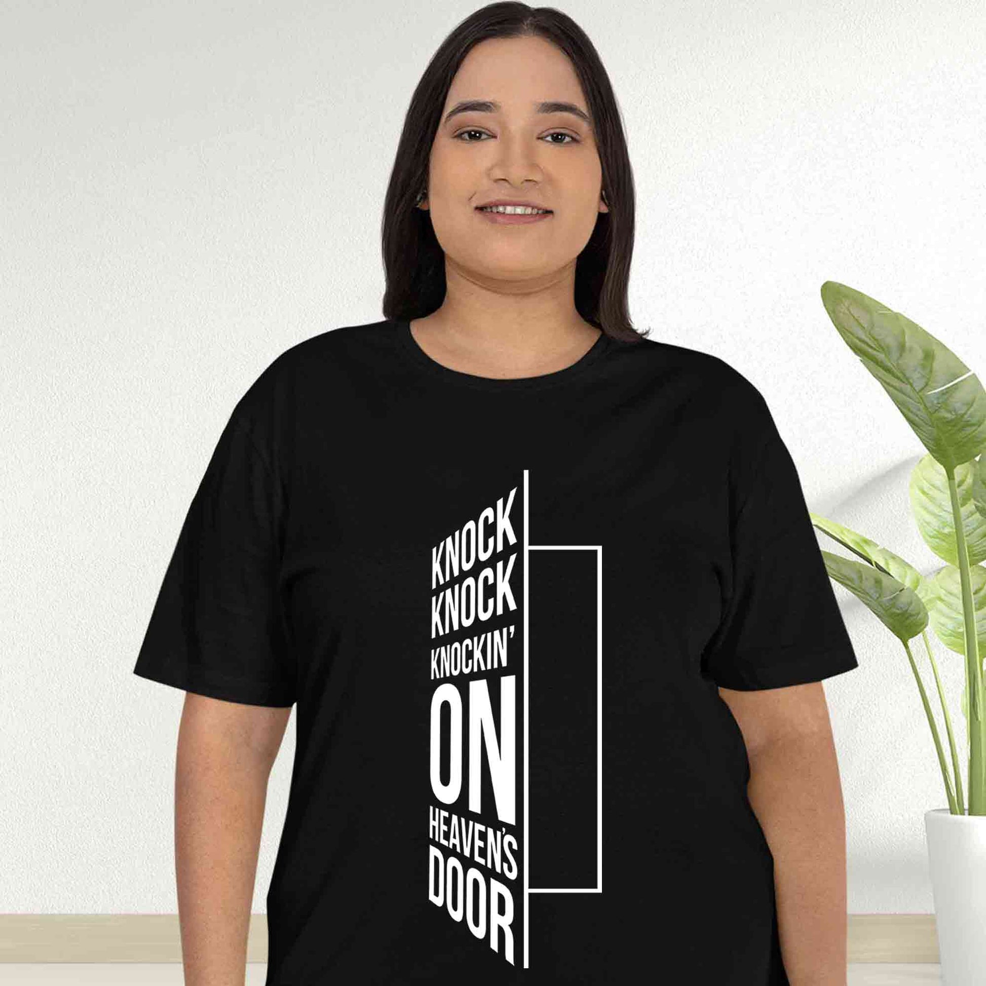 guns n' roses knockin' on heavens door t-shirt music band buy online india the banyan tee tbt men women girls boys unisex black