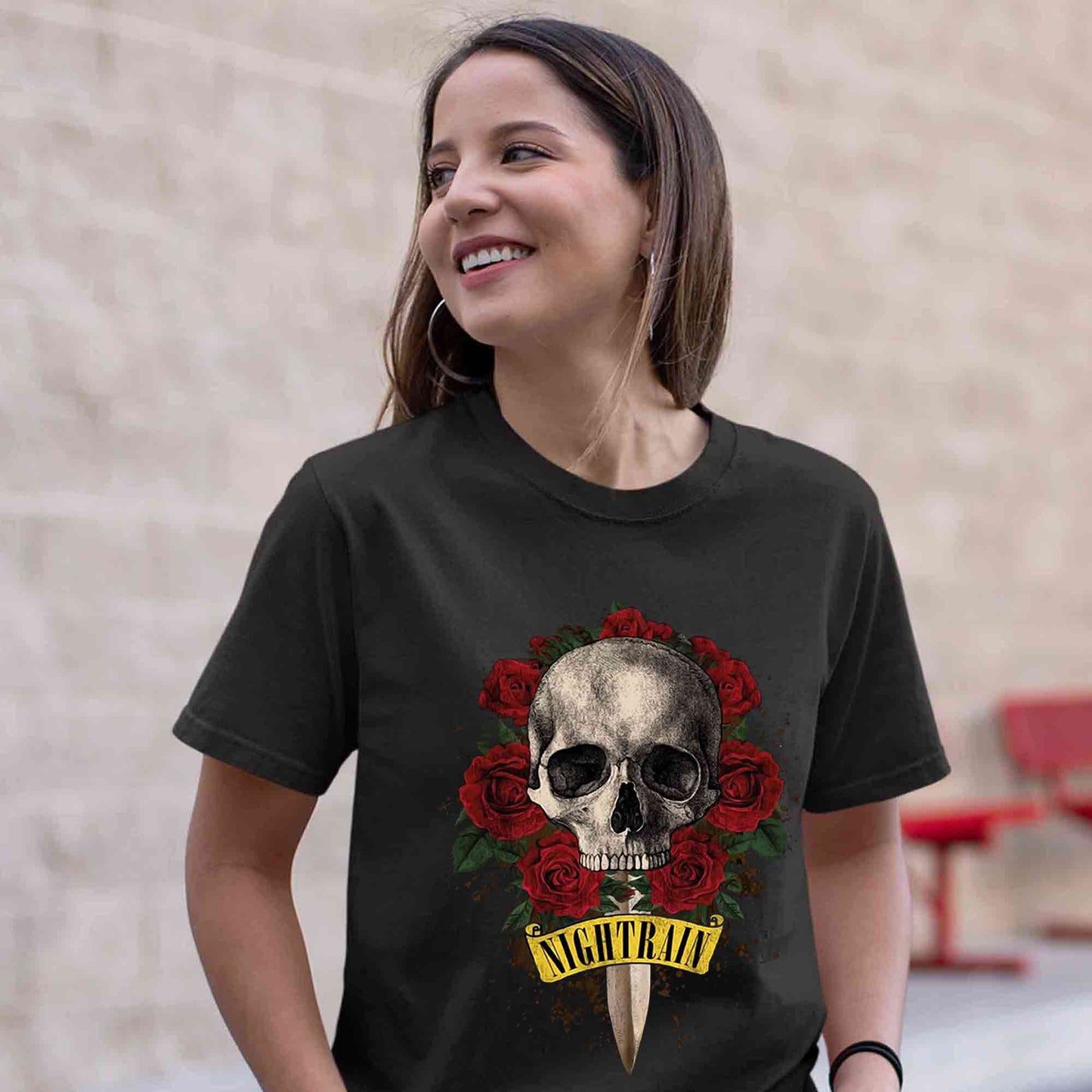 guns n' roses nightrain t-shirt music band buy online india the banyan tee tbt men women girls boys unisex black