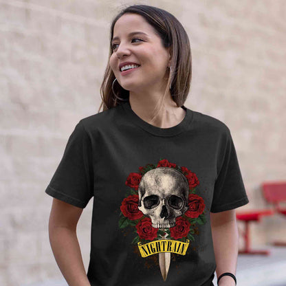 guns n' roses nightrain t-shirt music band buy online india the banyan tee tbt men women girls boys unisex black