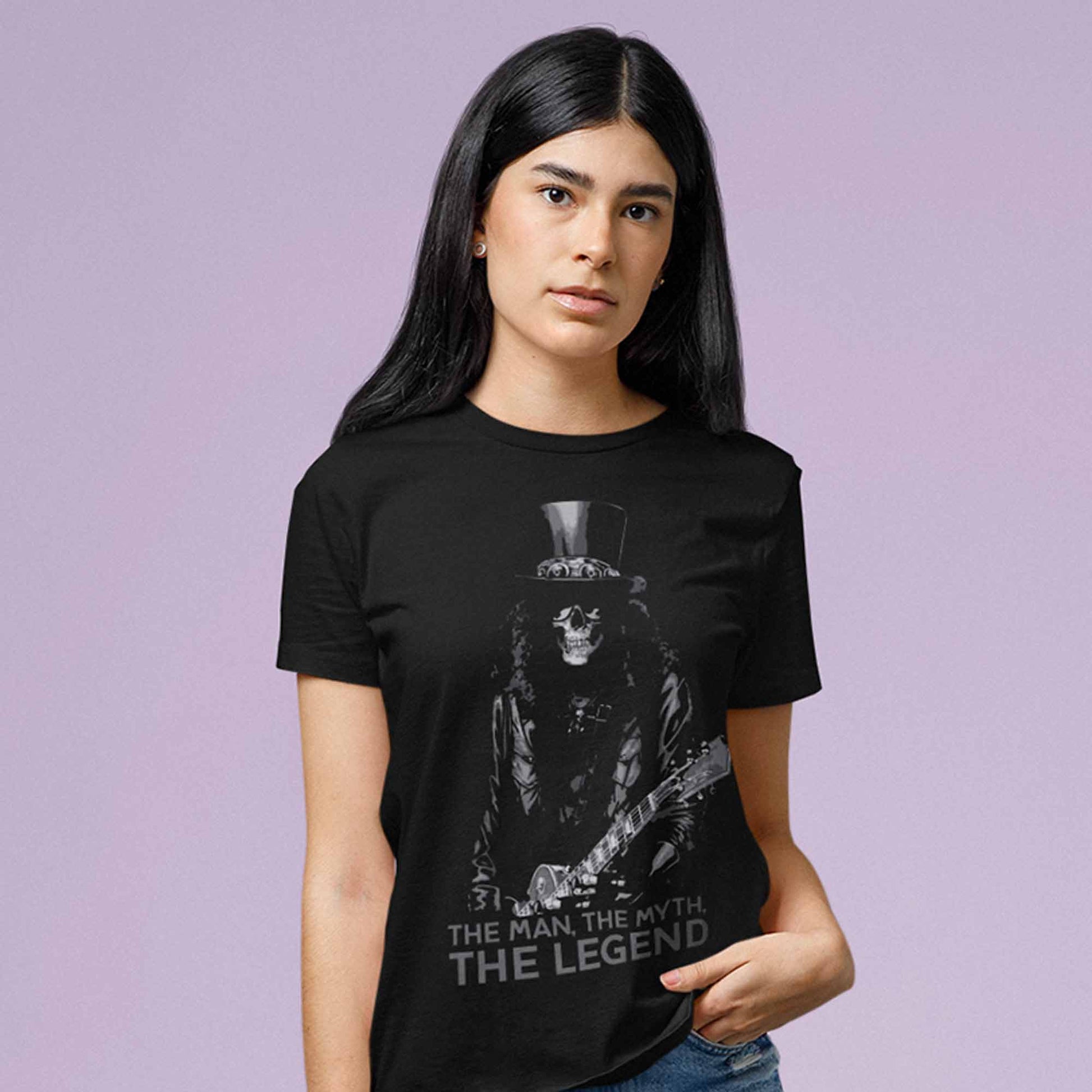 guns n' roses the legend - slash t-shirt music band buy online india the banyan tee tbt men women girls boys unisex black