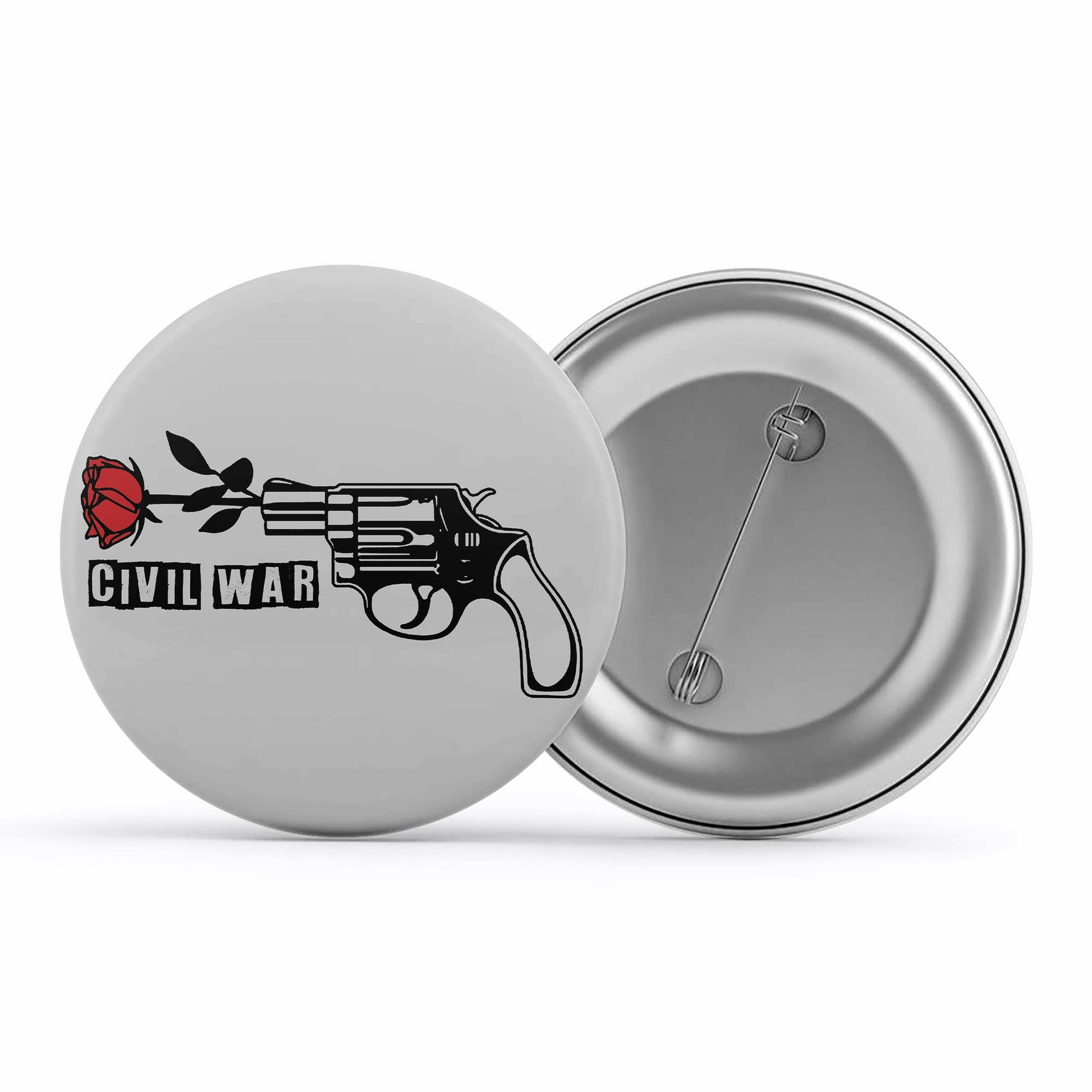guns n' roses civil war badge pin button music band buy online india the banyan tee tbt men women girls boys unisex