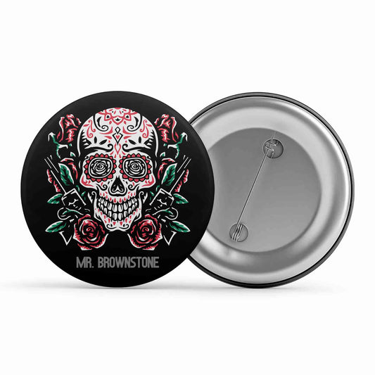 guns n' roses mr. brownstone badge pin button music band buy online india the banyan tee tbt men women girls boys unisex  - axl rose