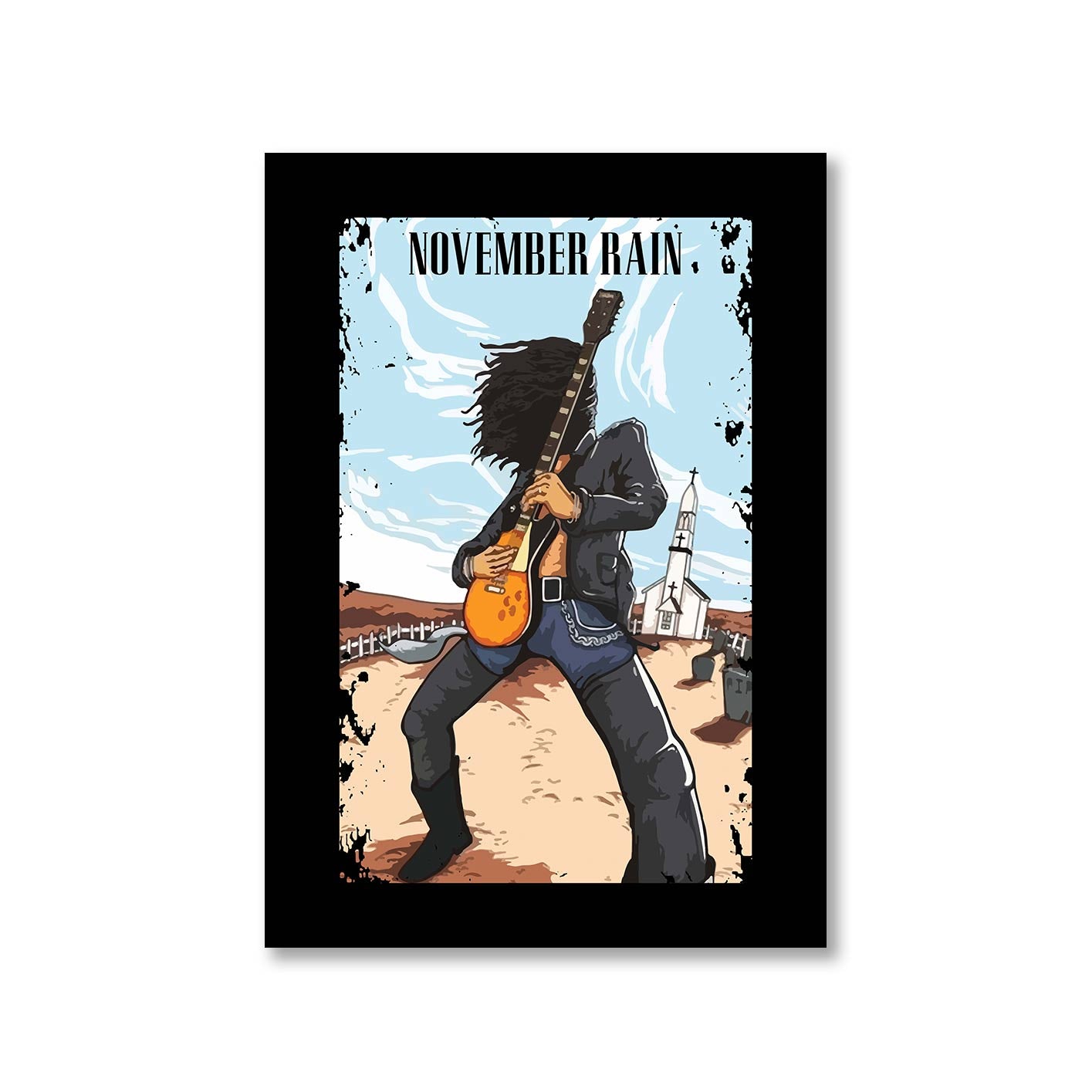 guns n' roses november rain poster wall art buy online india the banyan tee tbt a4