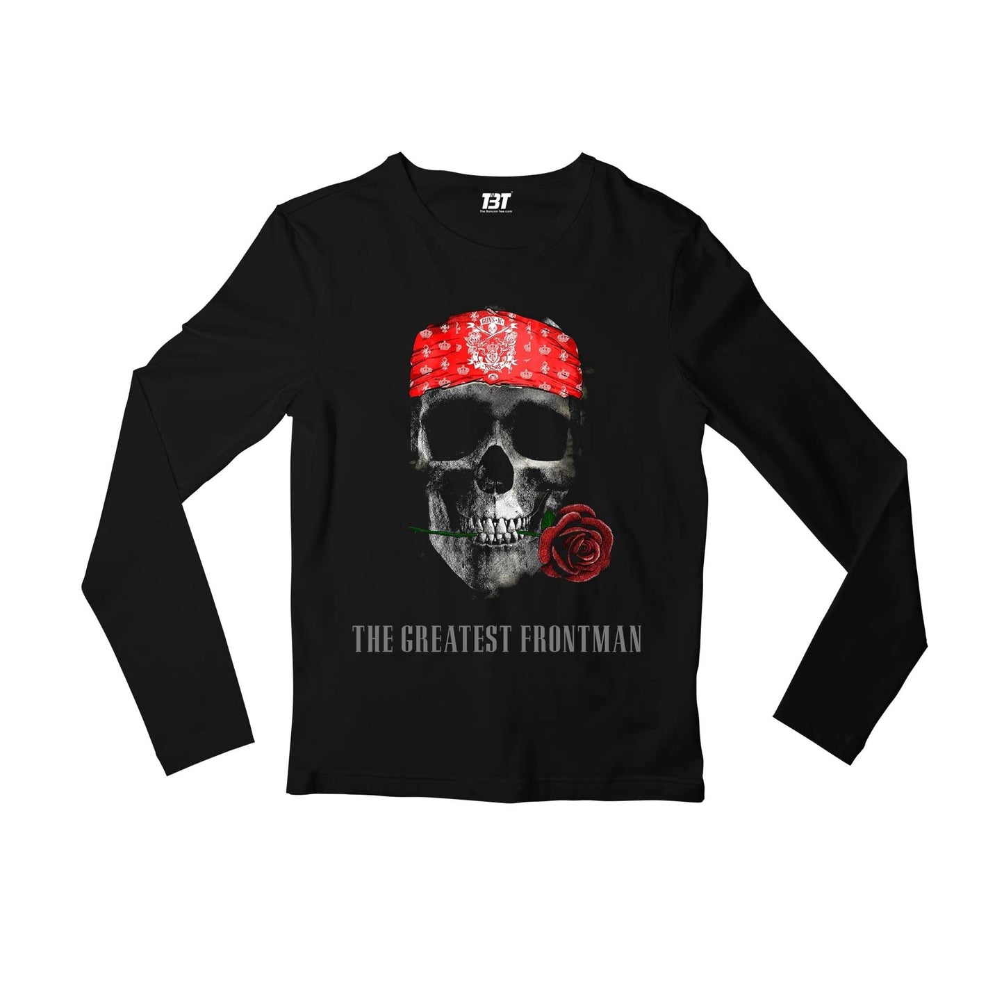 guns n' roses the greatest frontman full sleeves long sleeves music band buy online india the banyan tee tbt men women girls boys unisex black - axl rose