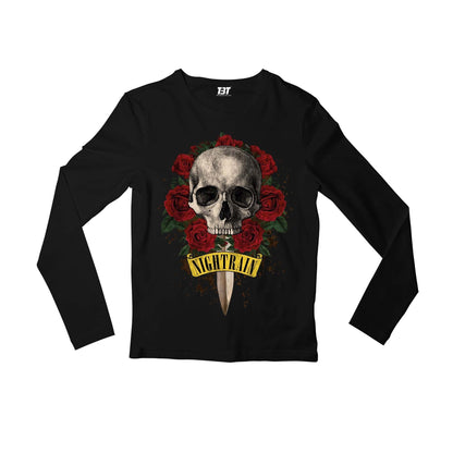 guns n' roses nightrain full sleeves long sleeves music band buy online india the banyan tee tbt men women girls boys unisex black