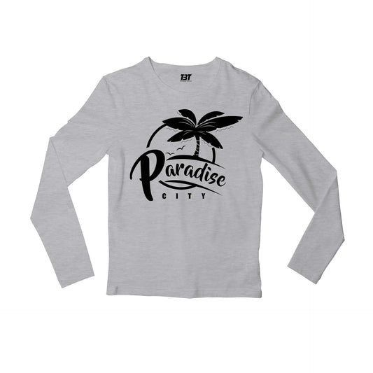 guns n' roses paradise city full sleeves long sleeves music band buy online india the banyan tee tbt men women girls boys unisex gray